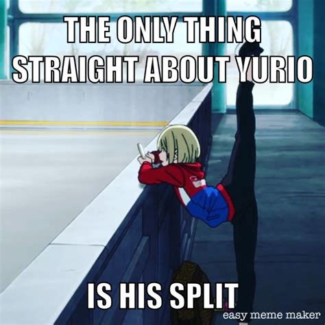 Yuri on Ice (Japanese on ICE) is a Japanese sports anime television series about figure skating. . Yuri on ice memes